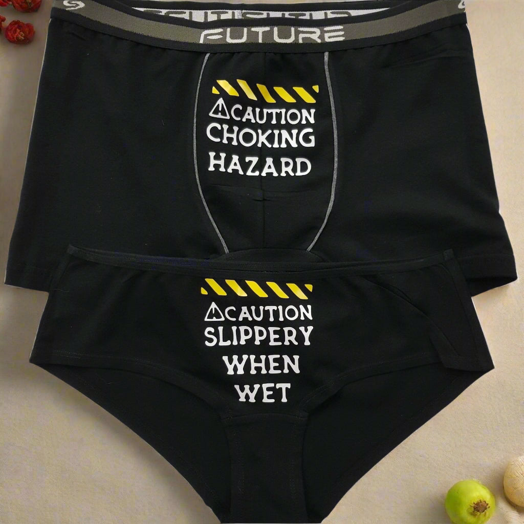 Couple underwear - Caution - Etba3lly