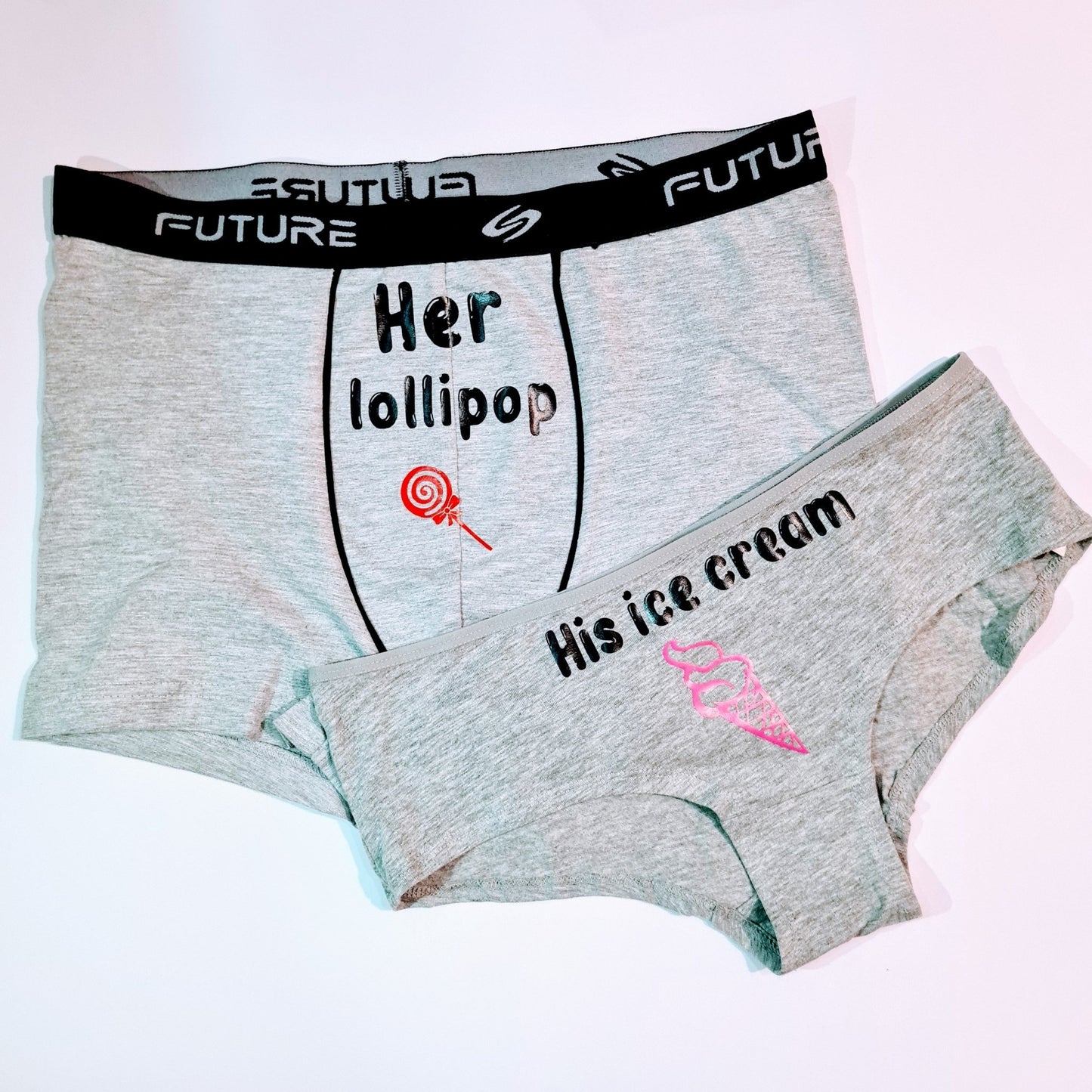 Couple underwear - Lollipop & Ice Cream - Etba3lly