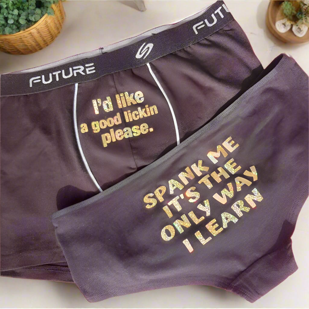 Couple underwear - The Only Way I Learn - Etba3lly
