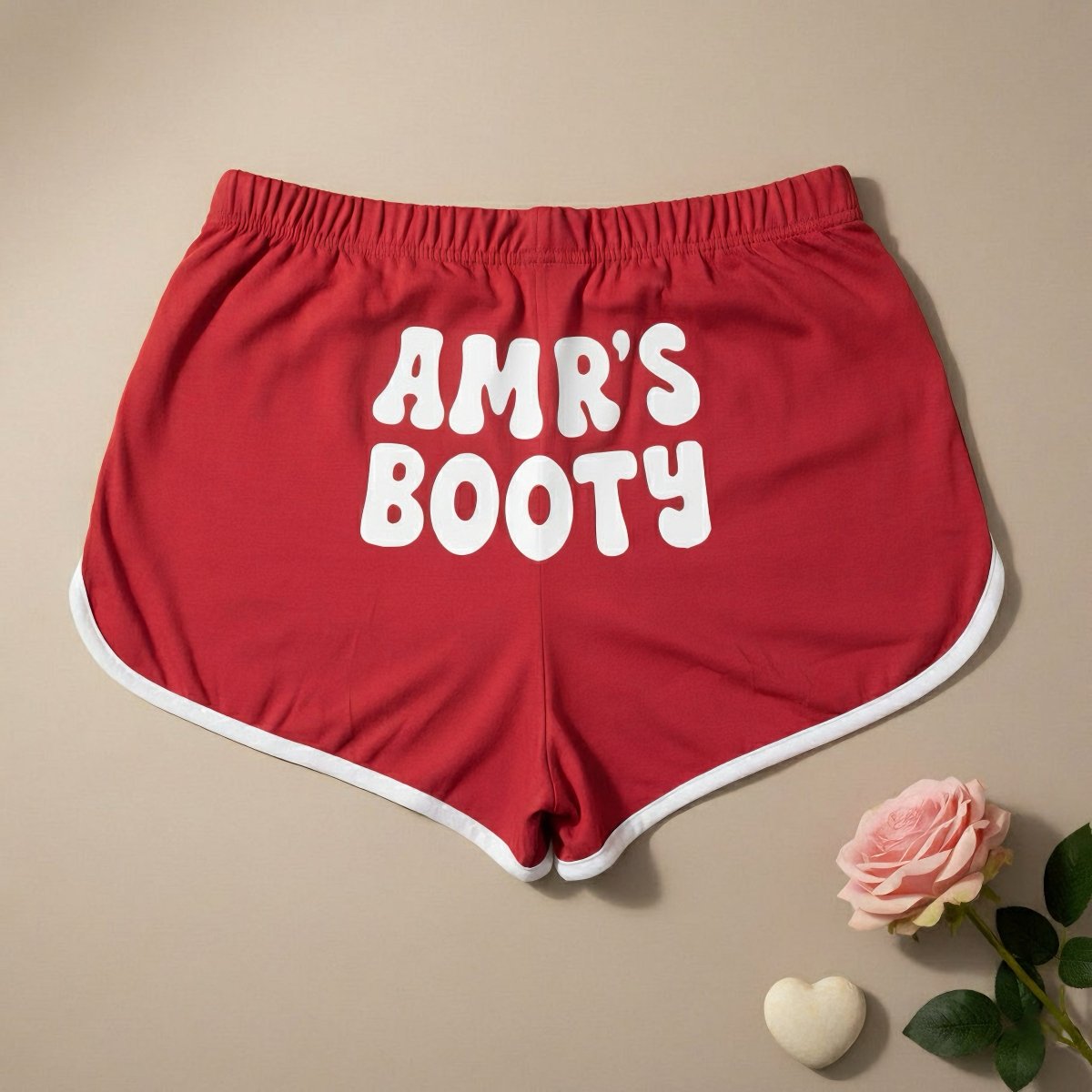 Women hot shorts - Custom Name Booty - Etba3lly