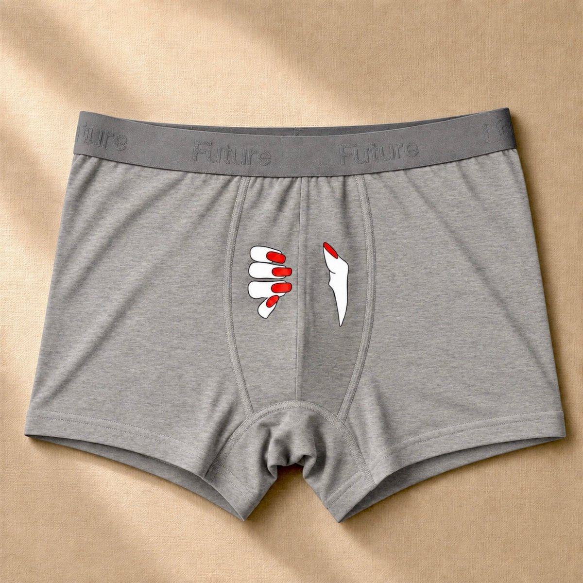 Men underwear grey - Hands-On - Etba3lly