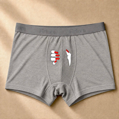 Men underwear grey - Hands-On - Etba3lly