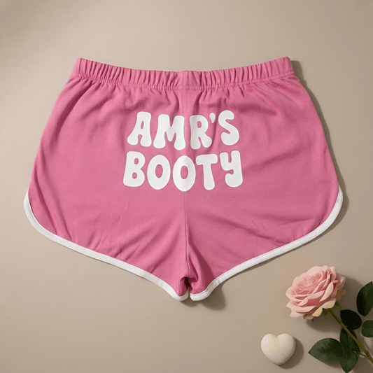 Women hot shorts - Custom Name Booty - Etba3lly