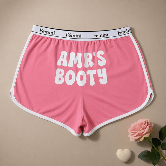 Women hot shorts - Custom Name Booty - Etba3lly