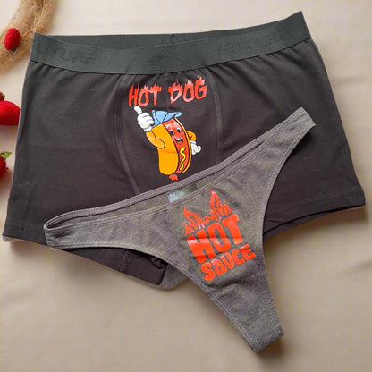 Couple underwear - Hot Dog - Etba3lly