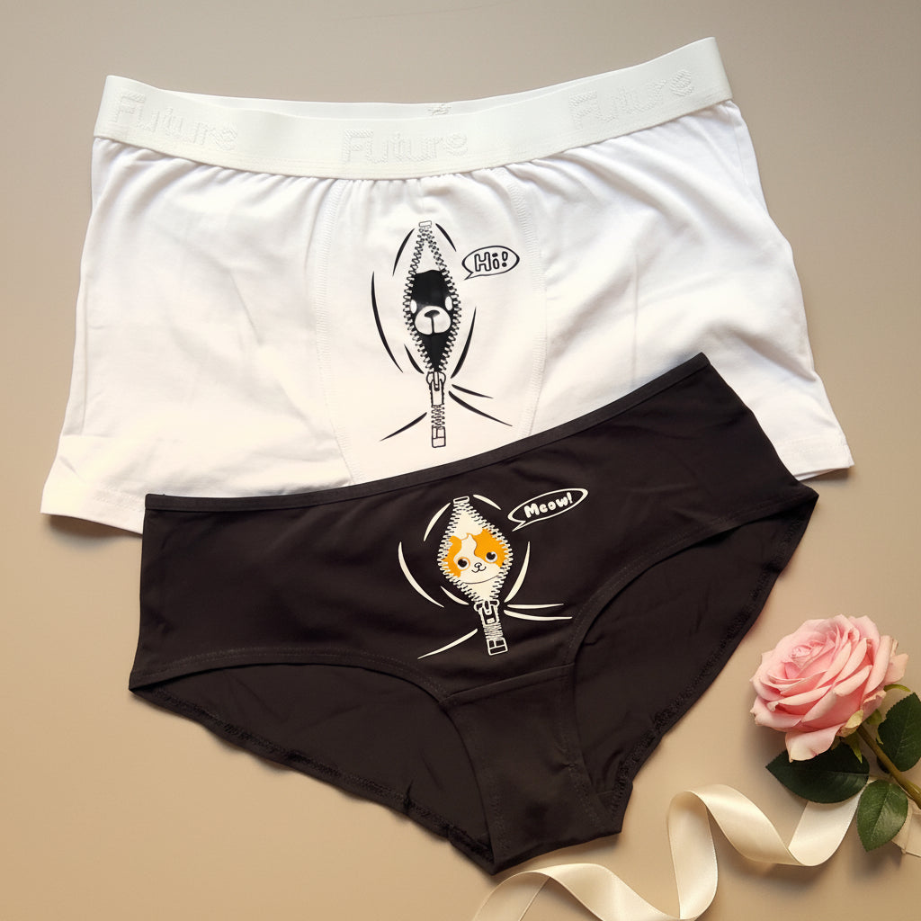 Couple underwear - Meow Inside