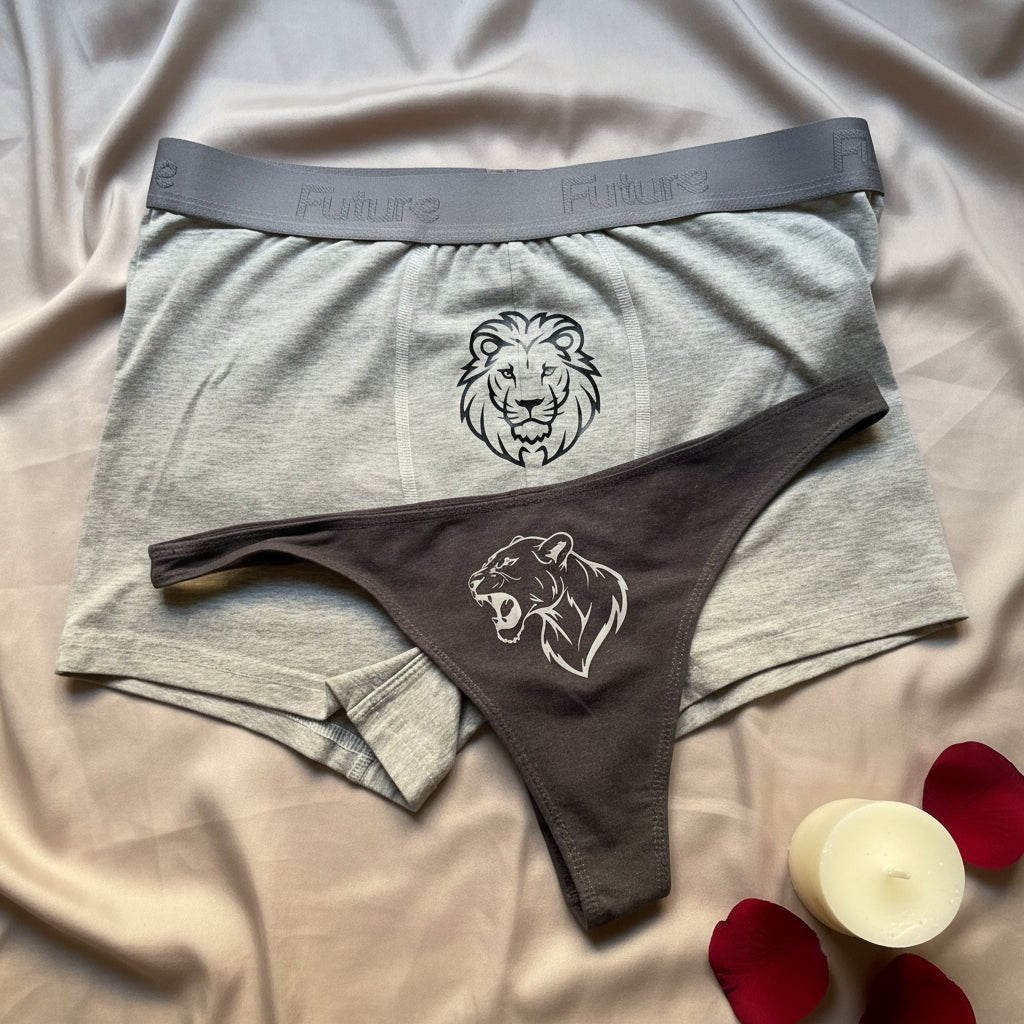 Couple underwear - Lion Match - Etba3lly