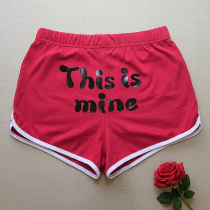 Women red hot shorts - Mine - Etba3lly