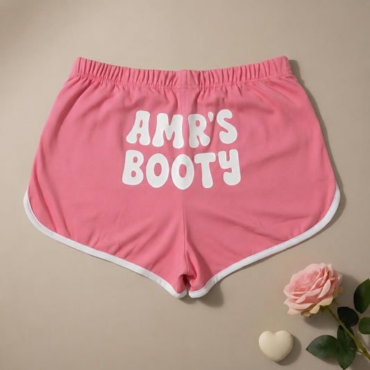 Women hot shorts - Custom Name Booty - Etba3lly