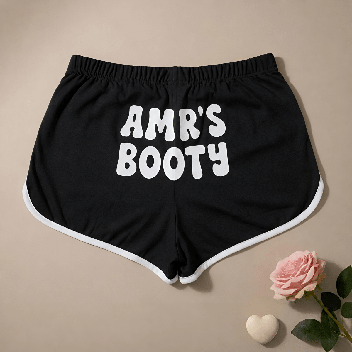Women hot shorts - Custom Name Booty - Etba3lly