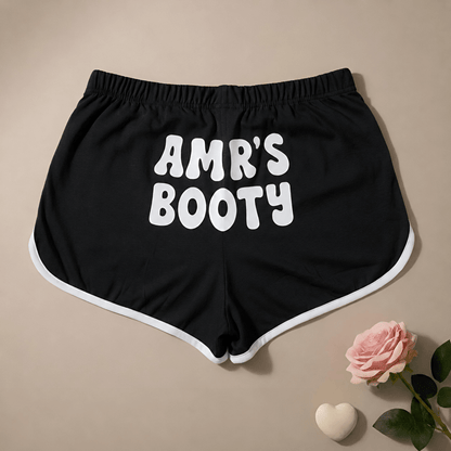 Women hot shorts - Custom Name Booty - Etba3lly