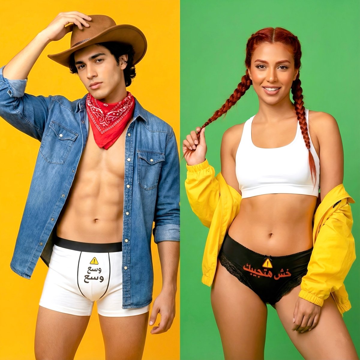 Couple underwear - Wasa3 - Etba3lly