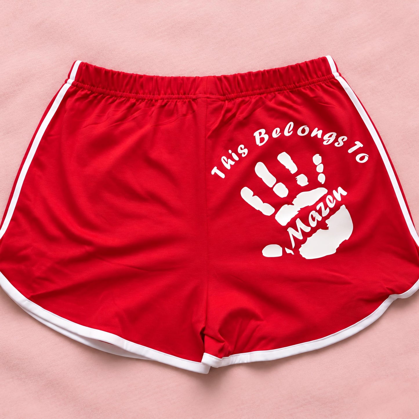 Women hot shorts red- Helping Hand - Etba3lly