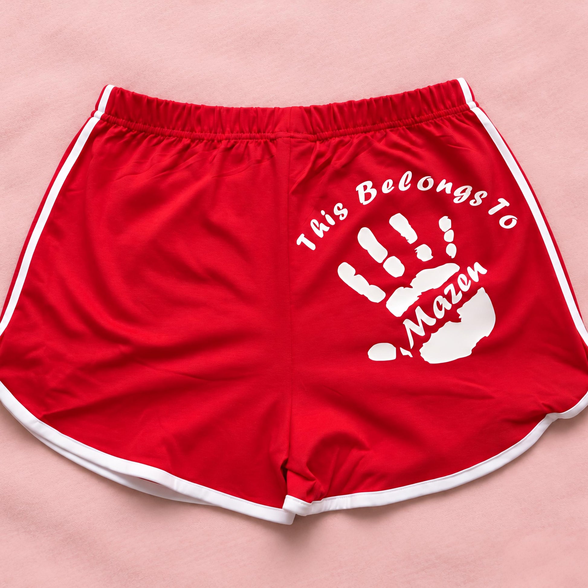 Women hot shorts red- Helping Hand - Etba3lly