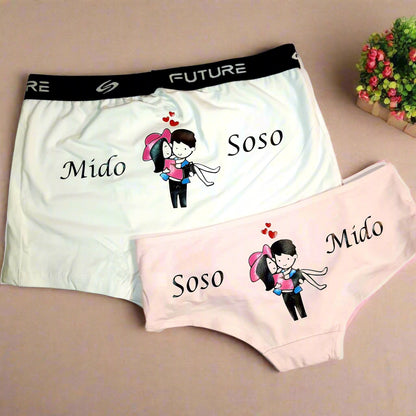 Couple underwear - Cute Couple - Etba3lly