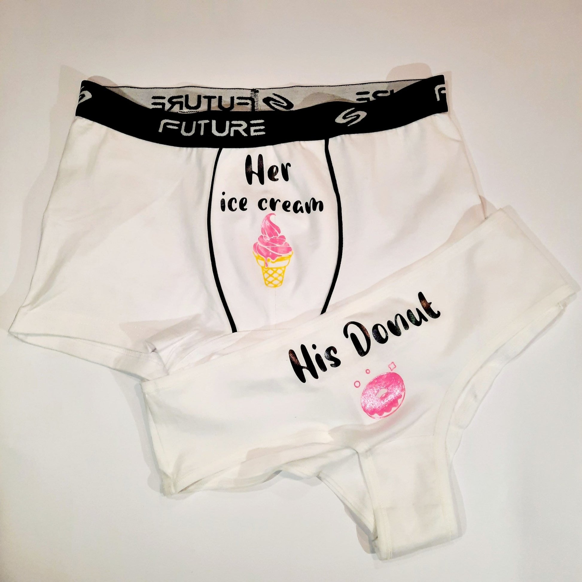 Couple underwear - Donut Ice Cream - Etba3lly