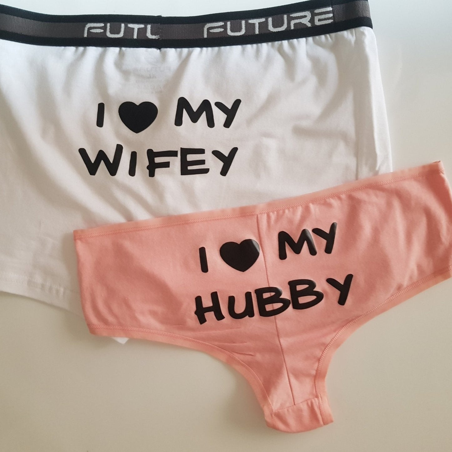 Couple underwear - Love Hubby/Wifey - Etba3lly