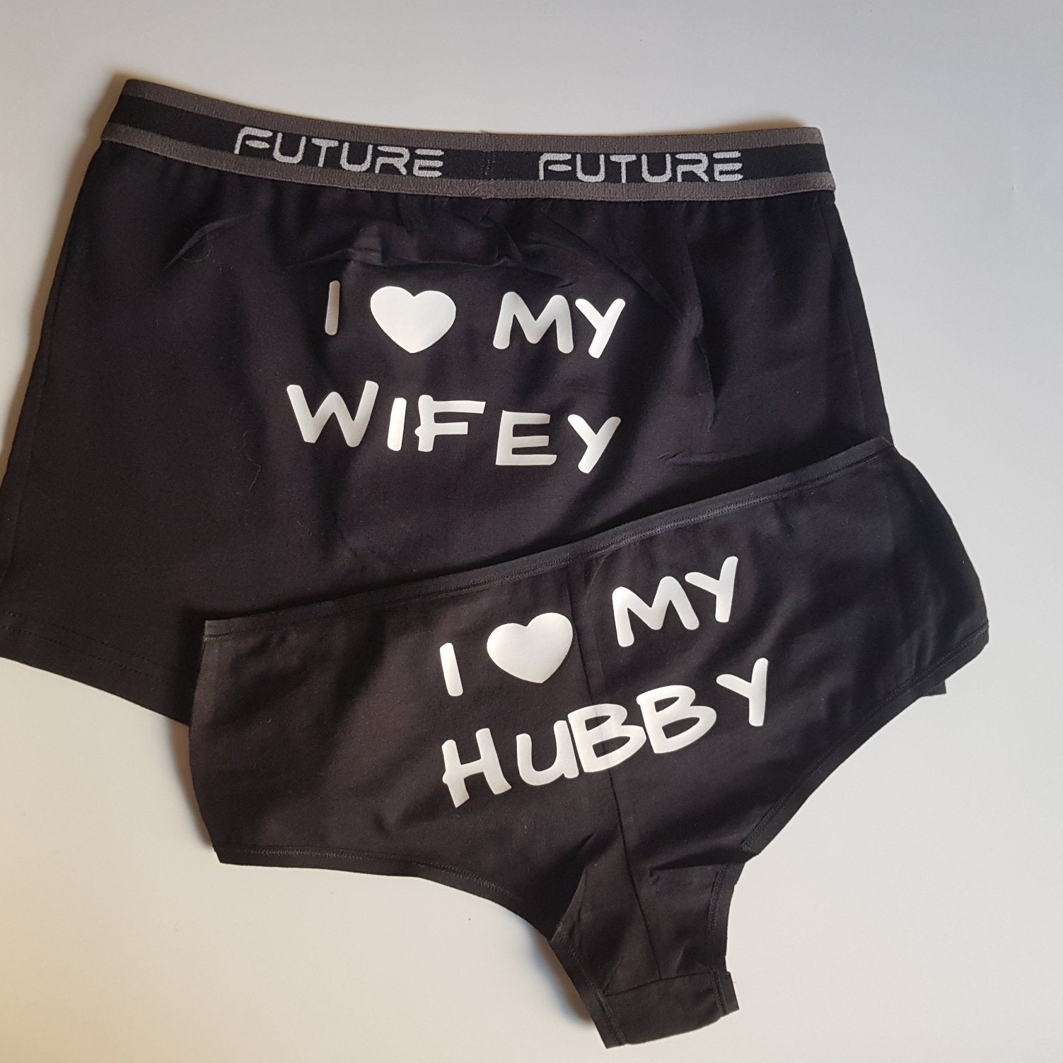 Couple underwear - Love Hubby/Wifey - Etba3lly