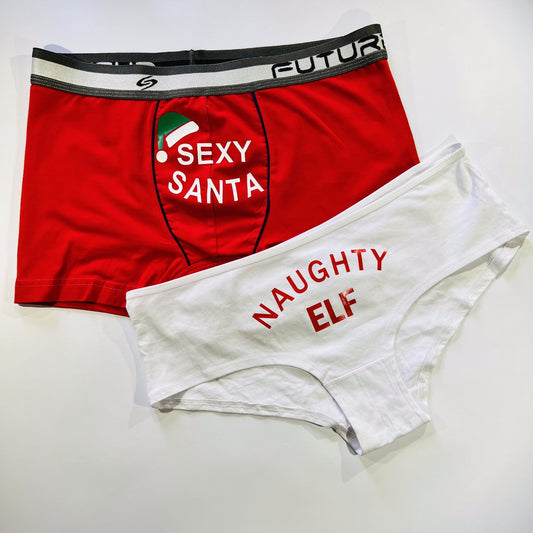 Couple underwear - Santa/Elf - Etba3lly