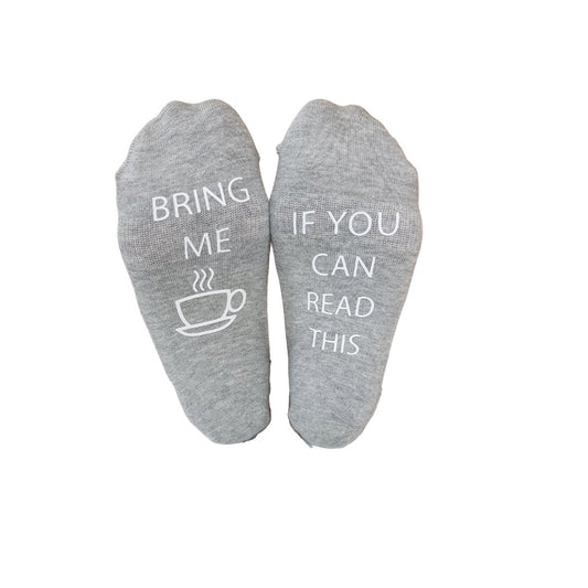 Socks - If You Can Read This Bring Me Coffee - Etba3lly