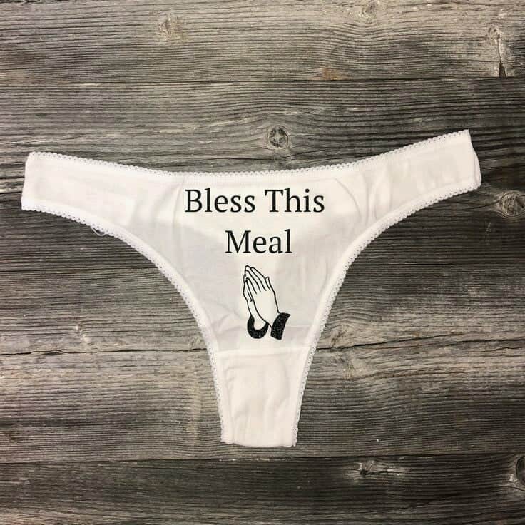Women underwear - Bless This Meal - Etba3lly