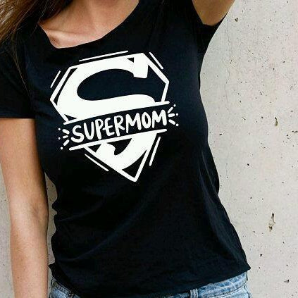 Women's T-shirts - Supermom - Etba3lly